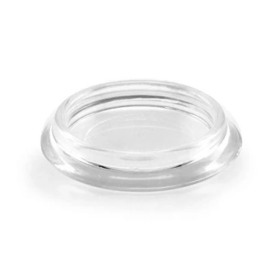 Image de GleitGut 4 x patins de meubles rond 50 mm intérieur dessous meuble transparent