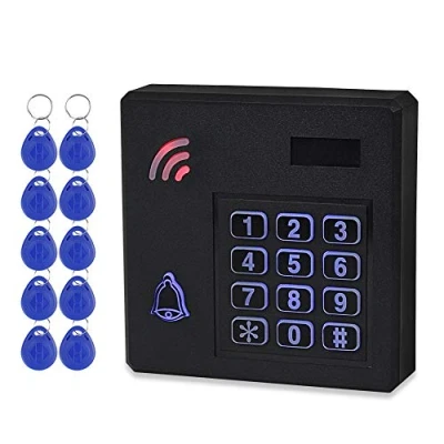 Image de HFeng IP68 imperméable Clavier de contrôle d&#039;accès RFID Wiegand 26 système Porte extérieure 125KHz étanche à la Pluie avec 10pcs EM4100 clés