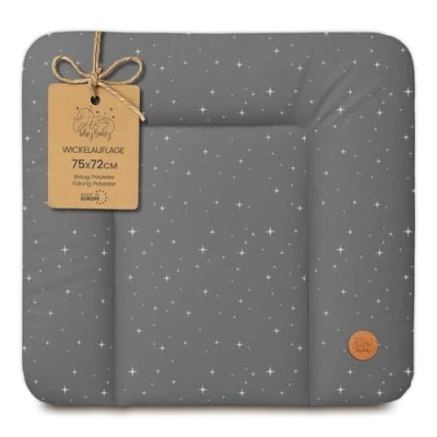 Image de Matelas a langer bebe 75x72 cm table à pour bébé avec plan, tapis imperméable facile nettoyer poser sur une machine laver ou commode Hemnes Malm Galaxie B