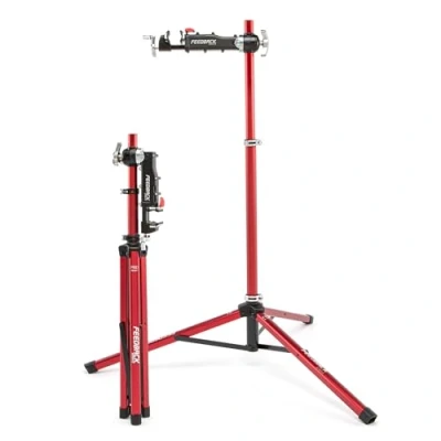 Image de Feedback Sports Supports de travail pour vélo Pro Mechanic Bike Repair Stand l&#039;entretien Taille unique Rouge