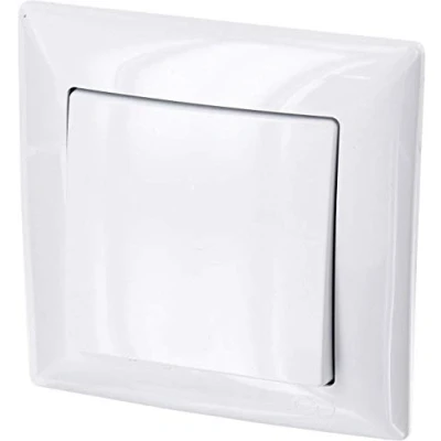 Image de Boutons interrupteur tout en un cadre + insert encastré couvercle (série G1 blanc pur)