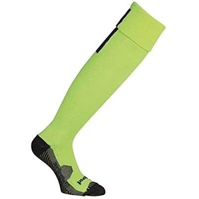 Image de uhlsport Team Performance Chaussettes Homme, Flash Vert/Noir, FR : XS (Taille Fabricant 28 32)