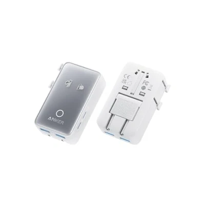 Image de Anker Nano Adaptateur de Voyage, 5 Ports avec 1 Prise CA, 2 USB A et C, contrôle Intelligent la température, à Utiliser dans Plus 200 Pays, Parfait pour Voyager