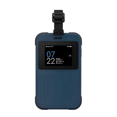 Image de Acer Connect Enduro M3 Router 5G, Mobile Hotspot, WiFi 6 Dual Band, Octa Core 2.4 GHz, Display 2.4&quot; Touch, NanoSim, Support SIM et vSIM, 20 GB de données internationales Inclus SIMO