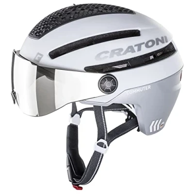 Image de Cratoni Commuter Casque de vélo Mixte Adulte, Blanc Mat, S/M