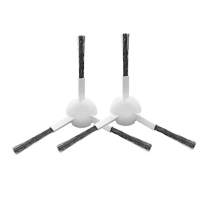 Image de Dreame Paire de brosses latérales remplacement pour aspirateurs L10s Ultra, L10 Prime,forme hélicoïdale enlever la saleté et les débris dans coins bords des pièces