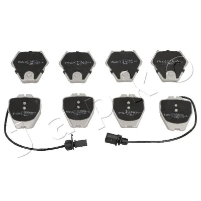 Image de JAPKO 500912 Jeu de plaquettes frein contact signal d&#039;usure inclus AUDI: A4 B5 Avant, A6 C5 Berline, VOLKSWAGEN: Passat GP Break