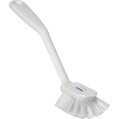 Image de VIKAN Brosse Vaisselle avec Grattoir et bord, Medium, différents coloris., weiß