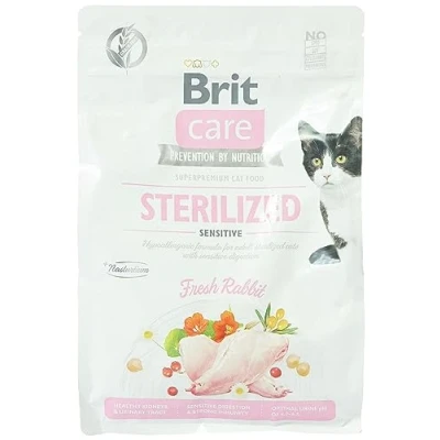Image de BRIT Grain de soins libre Sterilized Sensitive avec lapin 2 kilogrammes