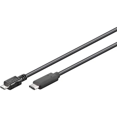 Image de goobay Câble USB Micro Type B (M) pour C 3.1 1 m noir