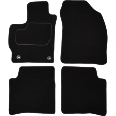 Image de MAMMOOTH A041 TOY295 PRM 01 Ensemble de tapis sol Textile avant et arrière 4 noir TOYOTA: Prius III 5 portes