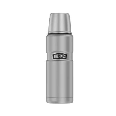 Image de THERMOS Gourde isotherme en acier inoxydable mat 470 ml 4003.205.047 Passe au lave vaisselle Conserve chaud pendant 12 heures et froid Sans BPA