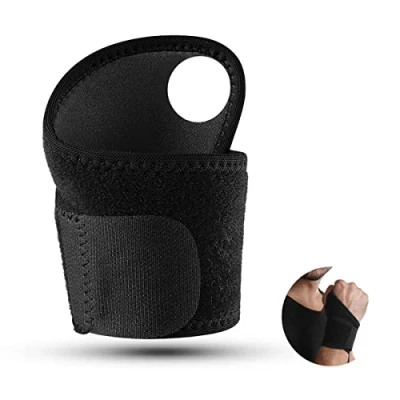 Image de 2 Pcs Protege Poignet Musculation attelle Bandage orthese de Force pour et haltérophilie Wrist Wraps Protection Poignets