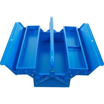 Image de BGS 33001 Caisse á outils métallique vide 420 x 200 150 mm 3 compartiments