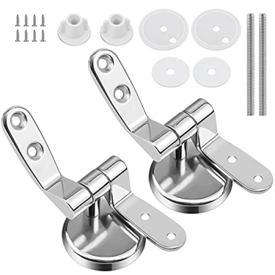 Image de Charnière abattant WC Fixations Remplacement Siège avec Boulons et écrous 1 Paire