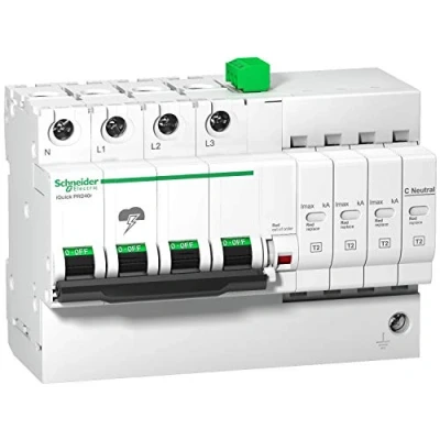Image de Schneider Electric Acti9, iQuick PRD40r parafoudre 3P+N avec report signalisation A9L16294