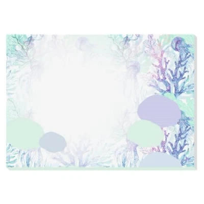 Image de SIGEL JS104 Sous main papier, motif &quot;Underwater Miracles&quot;, A3, 30 feuilles, certification FSC, Jolie