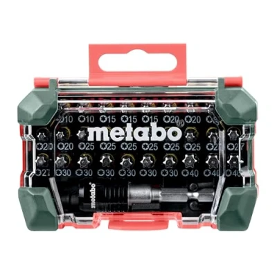 Image de METABO 626709000 Coffret d&#039;embouts pour tournevis Cassette en plastique 32