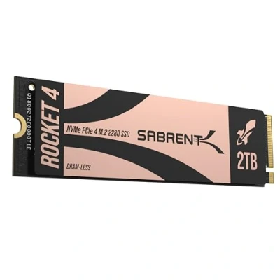 Image de SABRENT M.2 NVMe SSD 2To Gen 4 х4 sans DRAM, Interne 7400Mo/s en Lecture, PCIe 4.0 2280, Disque Dur Haute Performance, Compatible avec Les PC, Laptops et Desktops (SB RKT4L 1TB)