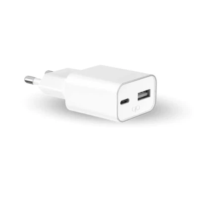 Image de FORCE POWER LITE CS 30W (30 et 18W) USB A+C PD GaN Recyclé White