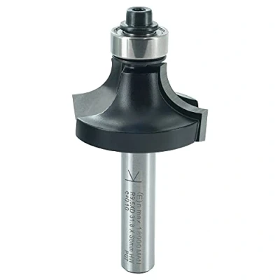 Image de ENT 14294 Fraise à arrondir Carbure, Queue (S) 8 mm, Diamètre (D) 31,8 NL 15,9 R 9,5 SL 32 avec roulement