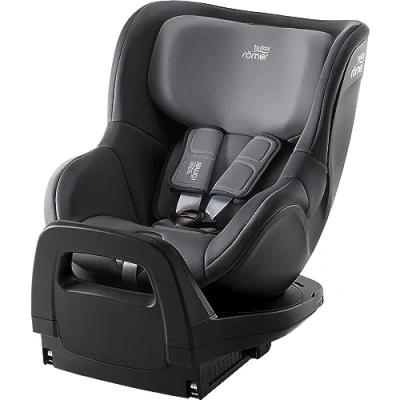 Image de BRITAX RÖMER Siège Auto DUALFIX 2 Z LINE i SIZE, Pivotant à 360, enfant de 61 105 cm (Groupe 0+/1) 3 mois 4 ans, Midnight Grey