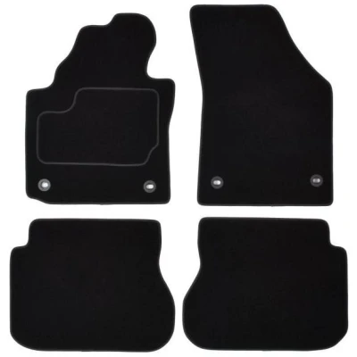 Image de MAMMOOTH A041 VW35 PRM 01 Ensemble de tapis sol Textile avant et arrière 4 noir VOLKSWAGEN: Caddy 3