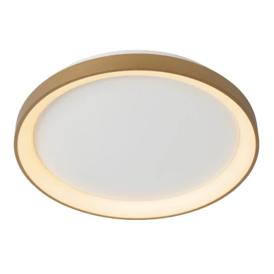 Image de LUCIDE VIDAL Plafonnier Ø 48 cm LED Dim. 1x38W 2700K Or Mat/Laiton