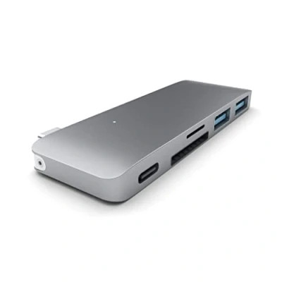 Image de Satechi Hub USB C vers 3.0 / Carte SD Argent ST TCUPM