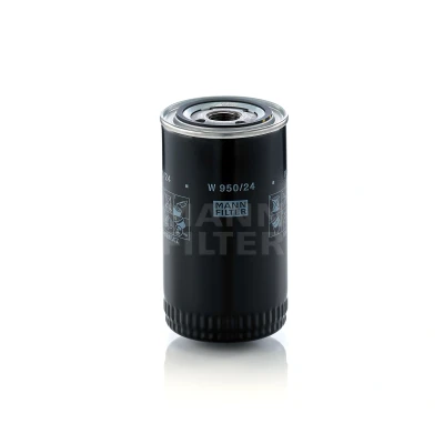 Image de MANN FILTER W 950/24 Filtre à huile 1 12 UNF avec un clapet de non retour vissé VOLVO: F 6