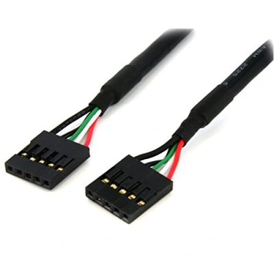 Image de StarTech.com Câble adaptateur interne carte mère 46 cm 5 broches USB IDC F/F (USBINT5PIN)