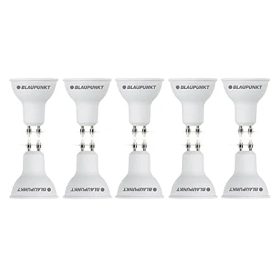 Image de Blaupunkt Ampoule LED GU10 Spot Éclairages pour Pièces 5W Remplacement de 50W Blanc Naturel 4000K 475 lumens Lampe Économe en Énergie et Coûts Lot 10