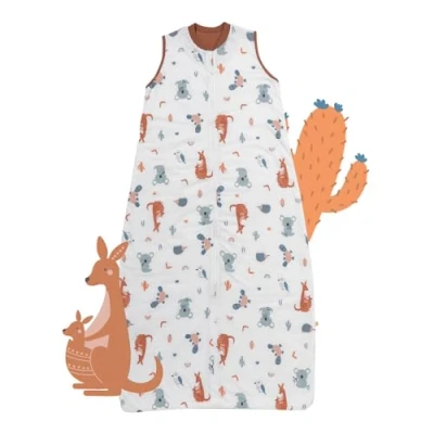 Image de schlummersack Slumbersac gigoteuse été pour enfant 1.0 Tog légère et douce, 100% coton, 110 cm, Kangourou Turbulette confortable respirante 18 36 mois