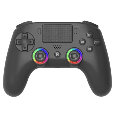 Image de Subsonic Manette pour PS5 sans fil avec palettes, Leds, vibrations et tactile Noire