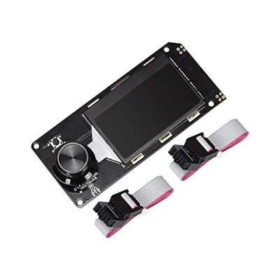 Image de WANGCL Mini12864 Carte de contrôle graphique LCD intelligente avec adaptateur et câble pour imprimante 3D Ender 3 Prusa i3 RAMPS 1.4 RepRap VORON 2.4