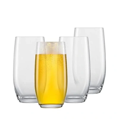 Image de Schott Zwiesel Lot de 4 tasses à bière la collection For you Taille 14 en verre lavable au lave vaisselle 330 ml 121873 Cristal 6,9 x 12 cm