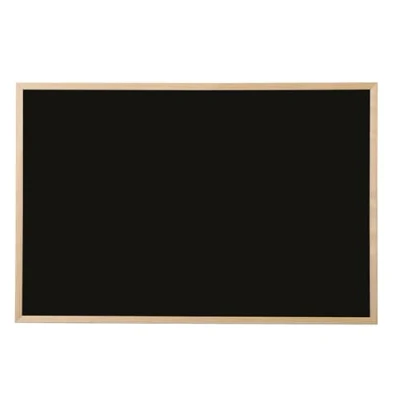 Image de Bi Office Tableau Noir, Cadre en Pin, 40 x 30 cm