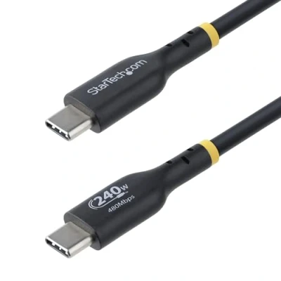 Image de StarTech.com 4m USB C Charging Cable, IF Certified 240W Câble 24 pin (M) pour p