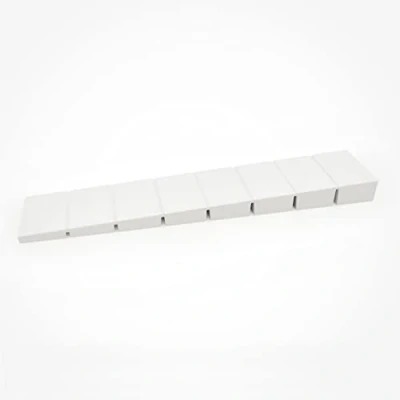 Image de 100 x sossai® Cales pour meubles/cales en plastique avec points de rupture prédéterminés intégrés MKB Color : blanc