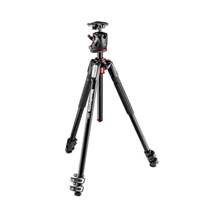 Image de Manfrotto MK190XPRO3 BHQ2 Caméras numériques Noir trépied Trépieds (Caméras numériques, 7 kg, 3 Pieds, 171,5 cm, Noir, Aluminium)