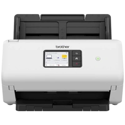 Image de BROTHER ADS 4500W Scanner de Documents Bureautique Recto Verso A4 Rapide 35 Pages/Minute Réseau Ethernet, Wi FI, FI Direct Scan to USB ADF 60 Feuilles