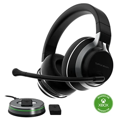 Image de Turtle Beach Stealth Pro Casque de jeu san fil multiplateforme Bluetooth avec Suppression Active pour PS5, PS4, PC, Switch &amp; Mobile