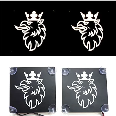 Image de Sertplas Enseigne au Néon Double LED 3D pour Camion 24V, Logo Griffin, Eclairé Uniquement vers l&#039;avant N&#039;interfère Pas avec la Conduite