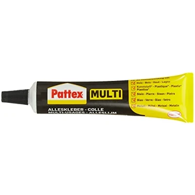 Image de Pattex 1345748 Colle universelle &quot;Multi&quot; 20 g, Noir/jaune
