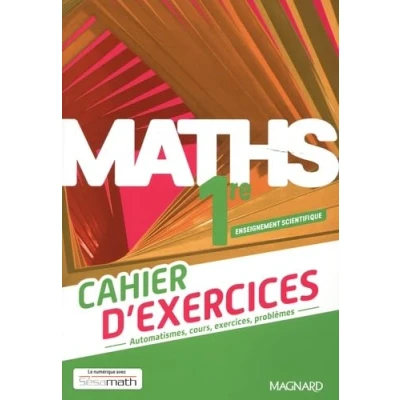 Image de Maths 1re Enseignement scientifique (2022) Cahier d&#039;exercices (Broché)