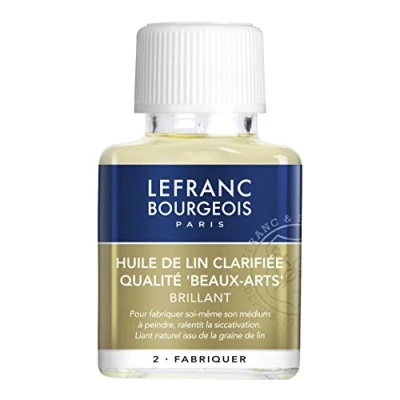 Image de Lefranc Bourgeois Additif Huile de Lin Clarifiée Flacon 75ml