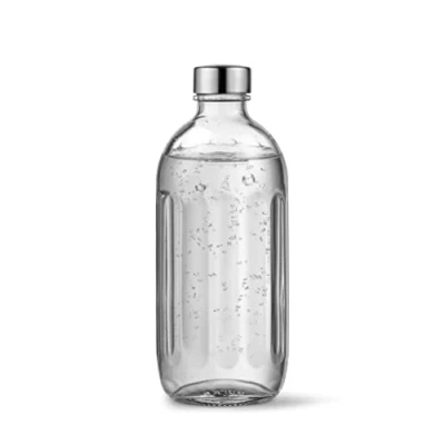 Image de aarke Bouteille [uniquement compatible avec le Carbonator PRO] en Verre pour Machine à Soda Pro, détails Acier, 80cl