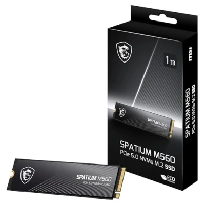 Image de MSI SPATIUM M560 PCIE 5.0 NVME M.2 1TB disque SSD 1 To PCI Express 3D NAND Neuf