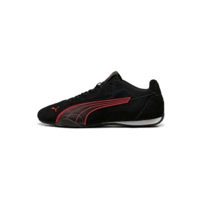 Image de PUMA Mixte Catch Suede Basket, Black x Red, 47 EU