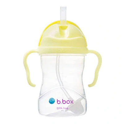 Image de b.box Tasse d&#039;Apprentissage Bébé Pour Boire Quel que Soit l&#039;Angle Couvercle Rabattable, Gobelet avec Paille, Prise en Main Facile Sans BPA, Passe au Lave Vaisselle Dès 6 Mois 240 ml